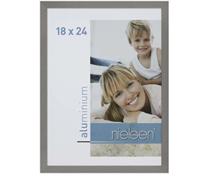 Nielsen Alurahmen C2 18x24 cm struktur schwarz matt