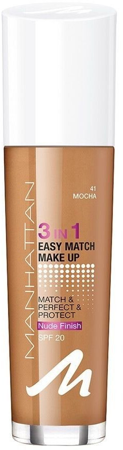 Manhattan 3 in1 Easy Match Fluid Foundation 41 Mocha 30ml