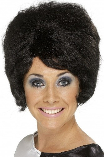 Smiffy's Black beehive adult wig
