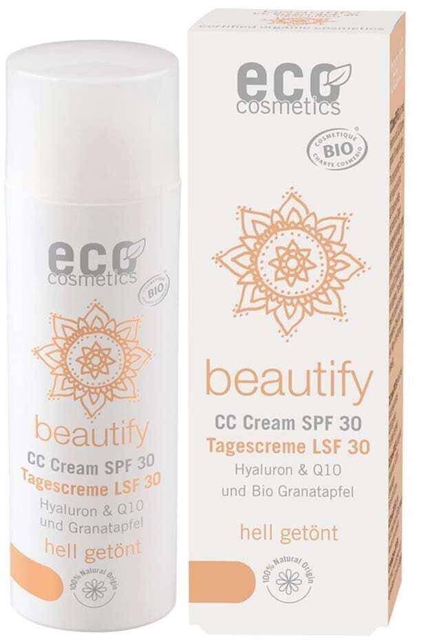 Eco Cosmetics Antioxidant CC Cream SPF 30 Light Toned (50ml)
