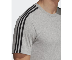 Teoría de la relatividad ampliar Desde allí Adidas Essentials 3-Strips T-Shirt (DU0442) medium grey heather/black desde  15,00 € | Compara precios en idealo