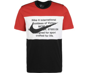 nike shirt black and red