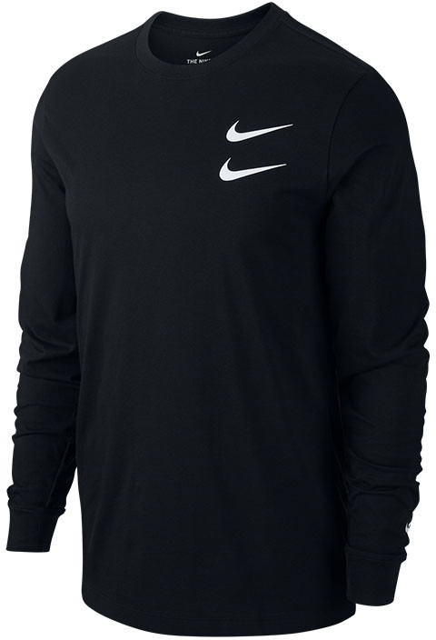 Nike Sportswear Swoosh Long-Sleeve T-Shirt Men (CK2259) black