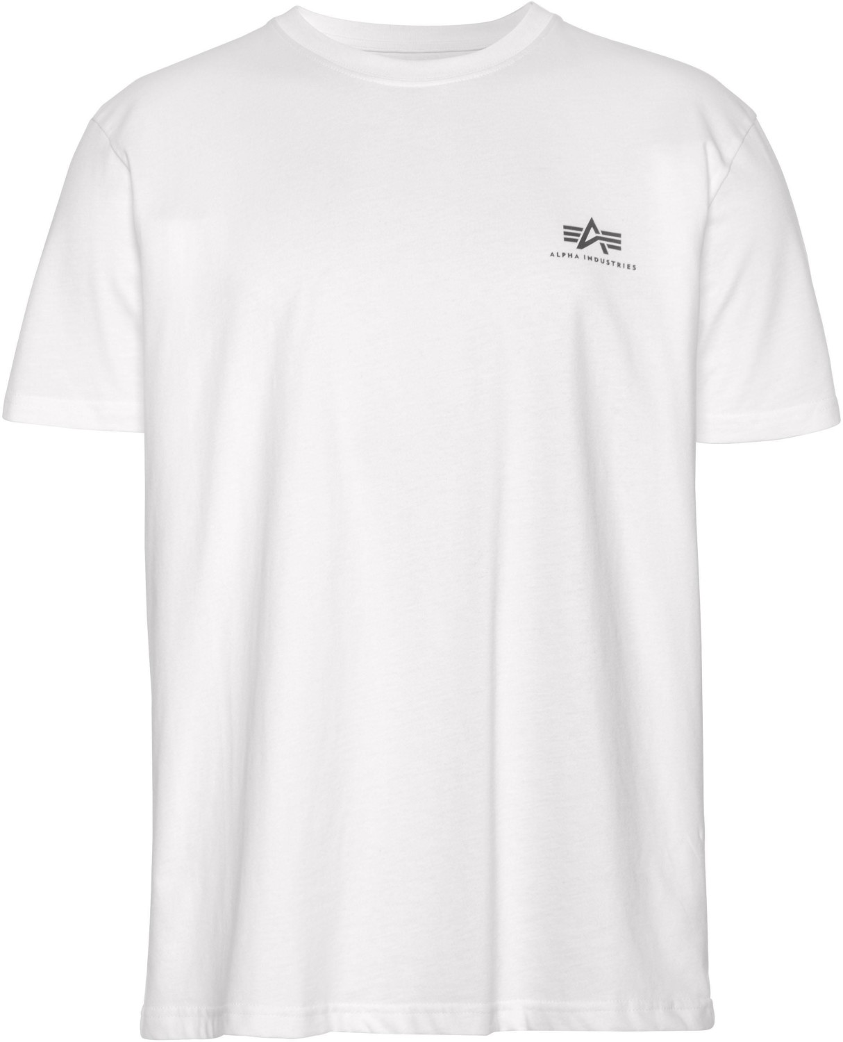 Alpha Industries Basic T Small Logo white