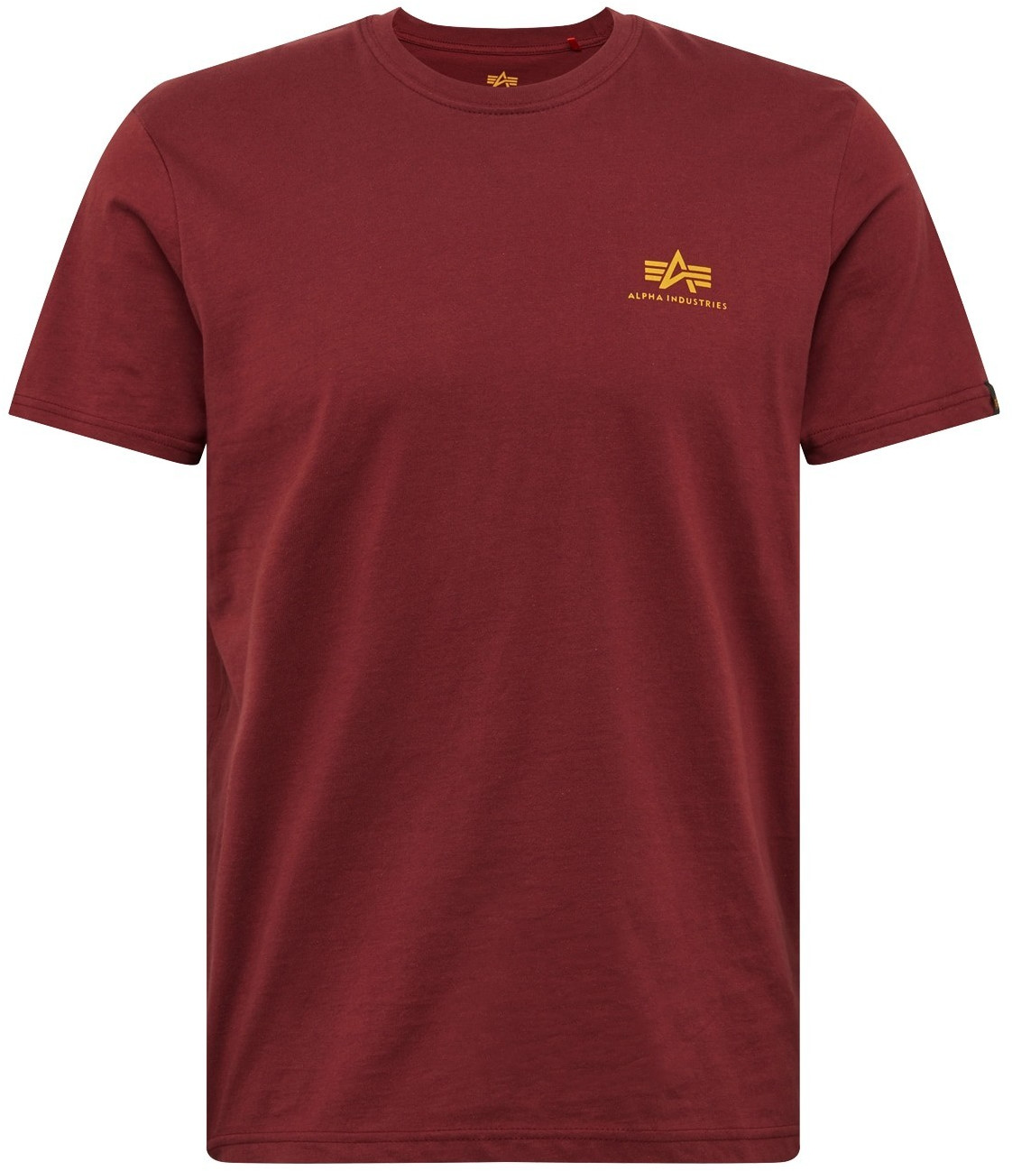 Alpha Industries Basic T Small Logo burgundy