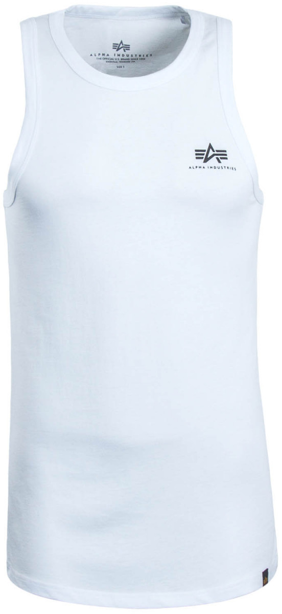 Alpha Industries Small Logo Tank Top (196541) white