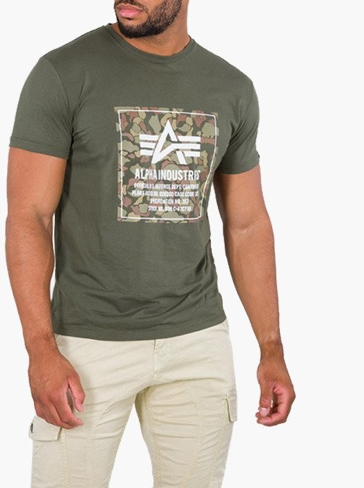 Alpha Industries Camo Block T-Shirt (198504) olive