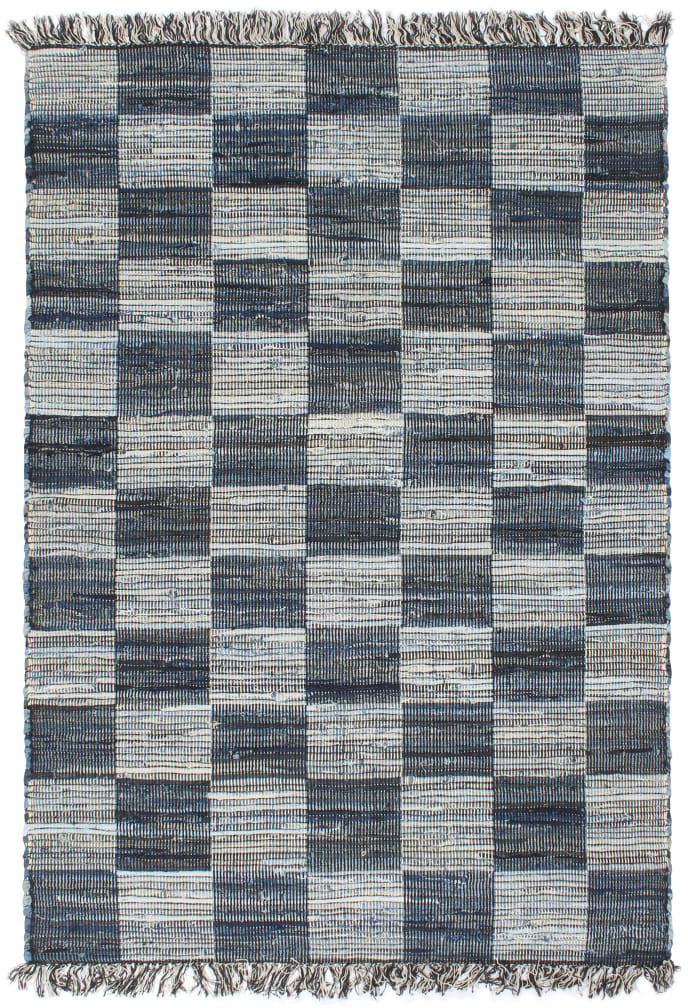 VidaXL Chindi Cotton 200 x 290 cm Checkered