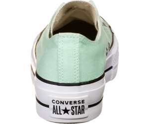 mint green platform converse