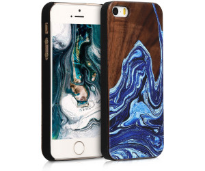 Kwmobile Apple Iphone Se 5 5s Hulle Handy Schutzhulle Aus Holz Cover Case Handyhulle Fur Apple Iphone Se 5 5s Holz Farbbrush Design Dunkelblau Hellblau Dunkelbraun Ab 9 99 Preisvergleich Bei Idealo De