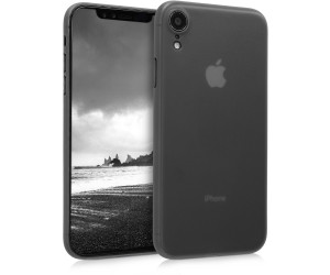 Hülle Silikon gummiert kwmobile Hülle kompatibel mit Apple iPhone XR Handyhülle Handy Case in Dunkelblau matt 