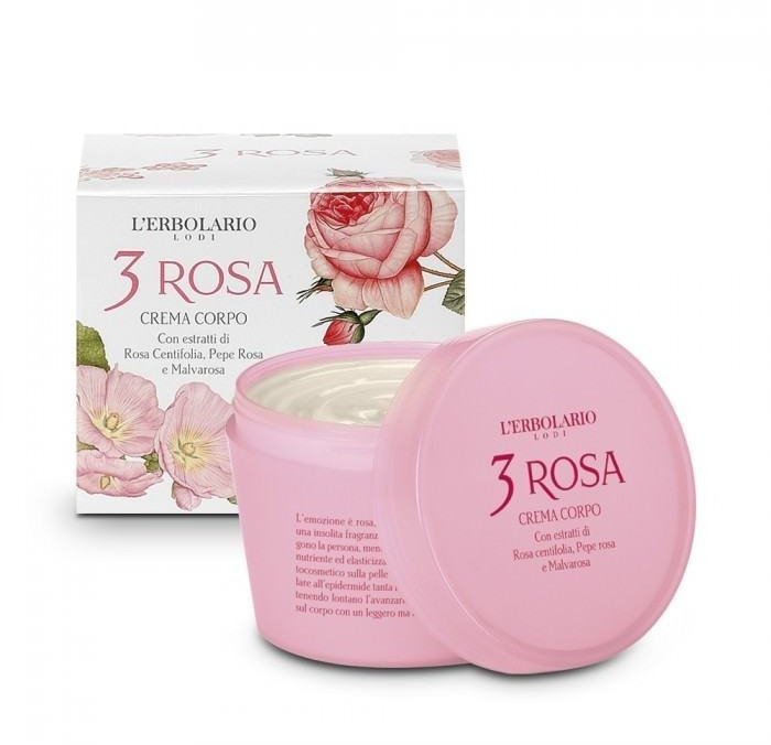 L'Erbolario 3 PINK body cream (200ml)