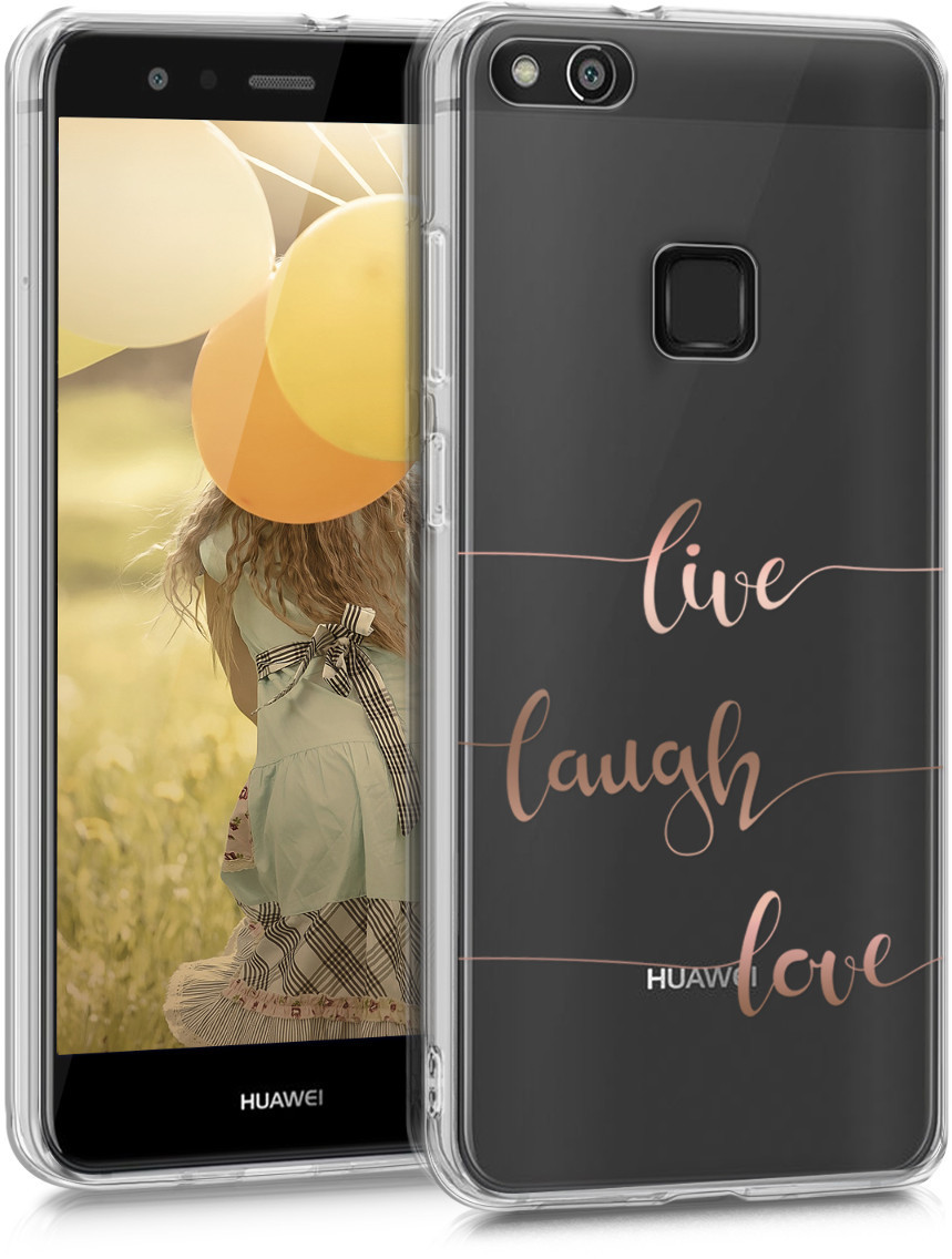 K&mobile Hülle Für Huawei P10 Lite – Flexibles TPU-Case Mit Pink-Blau-Farbverlauf