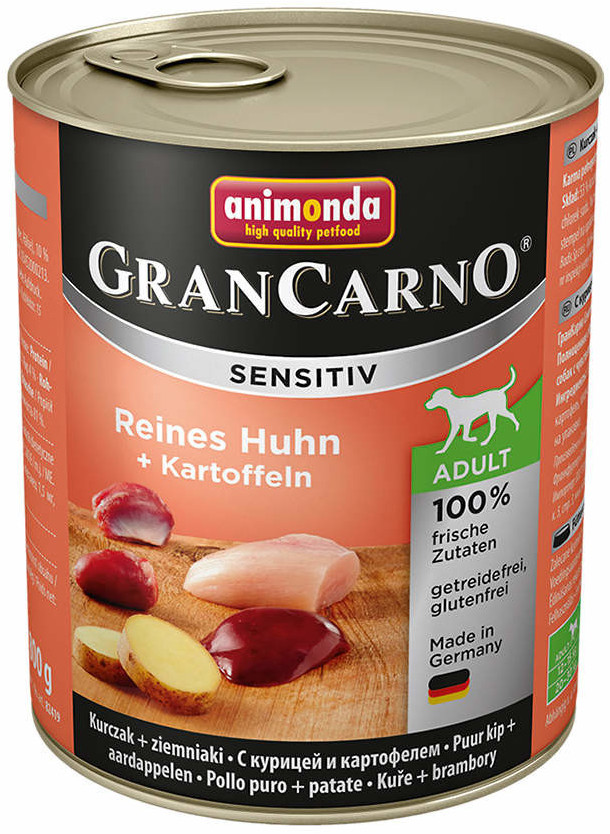 Animonda Grancarno Adult Sensitive pure Chicken and potatoes