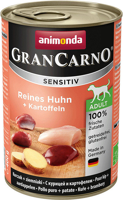 Animonda Grancarno Adult Sensitive pure Chicken and potatoes 6x 400g