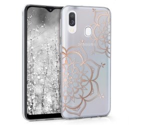 Kwmobile Samsung Galaxy A20e Hulle Handyhulle Fur Samsung Galaxy A20e Handy Case In Blumen Zwillinge Design Rosegold Transparent Ab 6 99 Preisvergleich Bei Idealo De