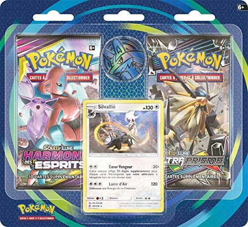 Asmodée Pack 2 boosters Soleil & Lune (français)