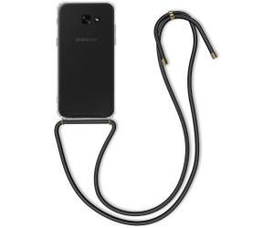 XTCASE Handykette kompatibel mit Samsung Galaxy A5 2017 A520 Handyhülle Schnur mit Case zum Umhängen in Blau Smartphone Necklace Hülle mit Band Transparent Schutzhülle Stossfest