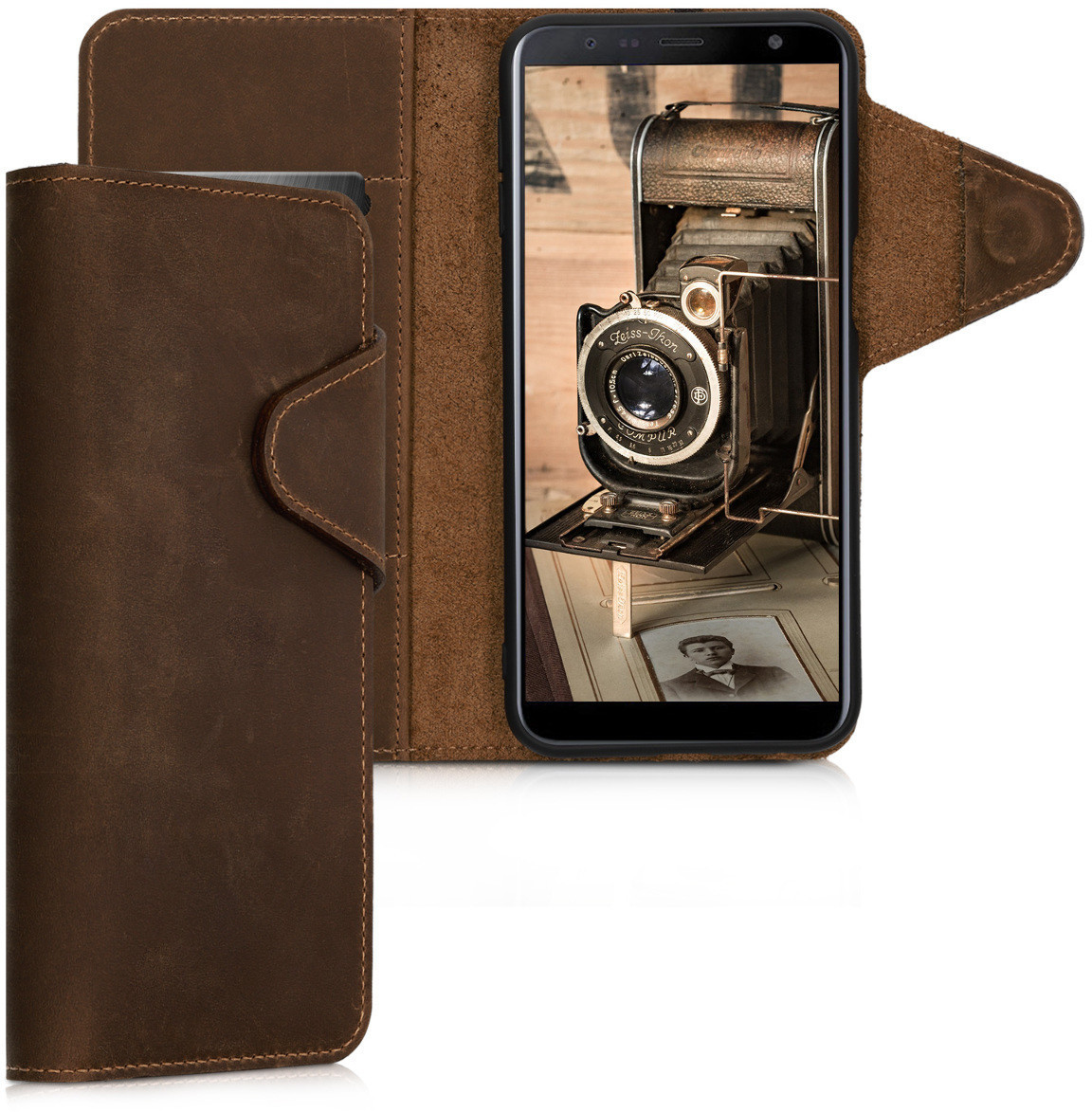 Samsung galaxy j6 hülle leder