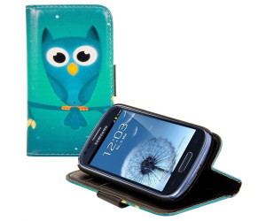 Galaxy S3 mini Hülle Anlike Schutzhülle Wallet Case Tasche Cover Handytasche Schutzhülle Handy Zubehör Lederhülle Handyhülle mit Standfunktion Kredit Kartenfächer Hülle für Samsung Galaxy S Galaxy S3 mini Case 