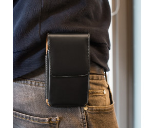 Smartphone Gürteltasche Neopren bis 105 cm Taille schwarz NEU 