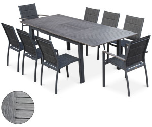 Alice S Garden Chicago Salon De Jardin Table Extensible 175 245 Cm