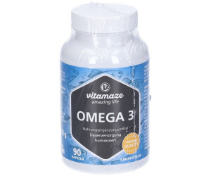 Vitamaze Omega 3 1.000mg Olio di Pesce (90 cps.) a € 22,97 (oggi) |  Migliori prezzi e offerte su idealo