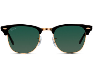 Ray Ban Clubmaster RB3016 W0365 (ebonyarista crystal green Ray Ban Clubmaster RB3016 W0365 (ebonyarista crystal green