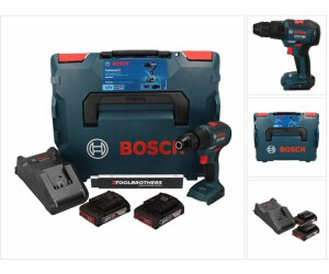 Bosch Professional AMPShare 18V Taladro atornillador percutor de batería  GSB 18V-55 (18 V, Sin batería, 55 Nm, Maletín incluido)