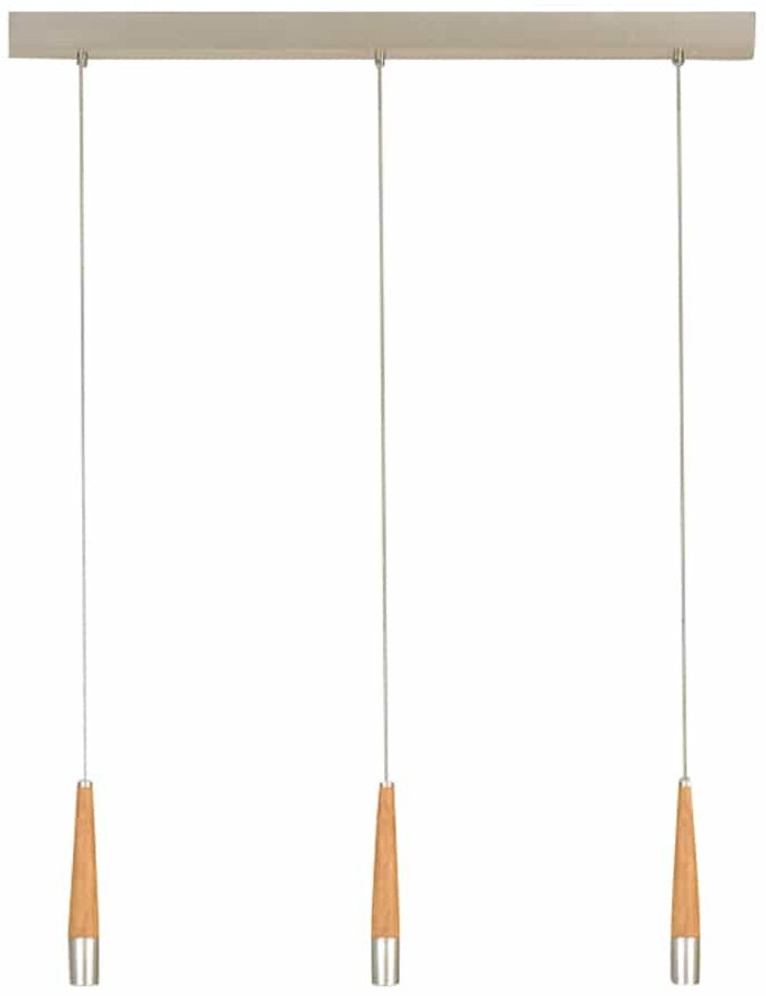HerzBlut Conico LED Pendant 3-flammig