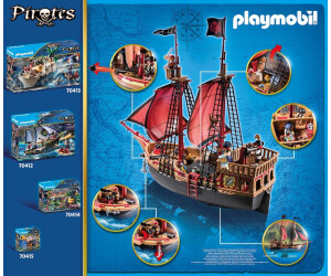 Playmobil 6678 Pirates - Bateau pirates des ténèbres - Comparer avec