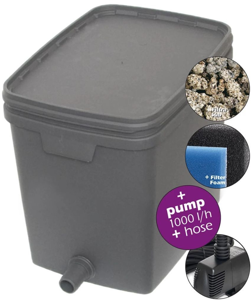 Velda Filtre pour bassin 20 L avec pompe 1000 L (146037)