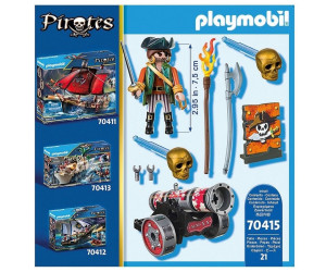 Playmobil Pirat 4 x Oberkörper blau gestreift Knöpfe Gürtel Konvolut top 