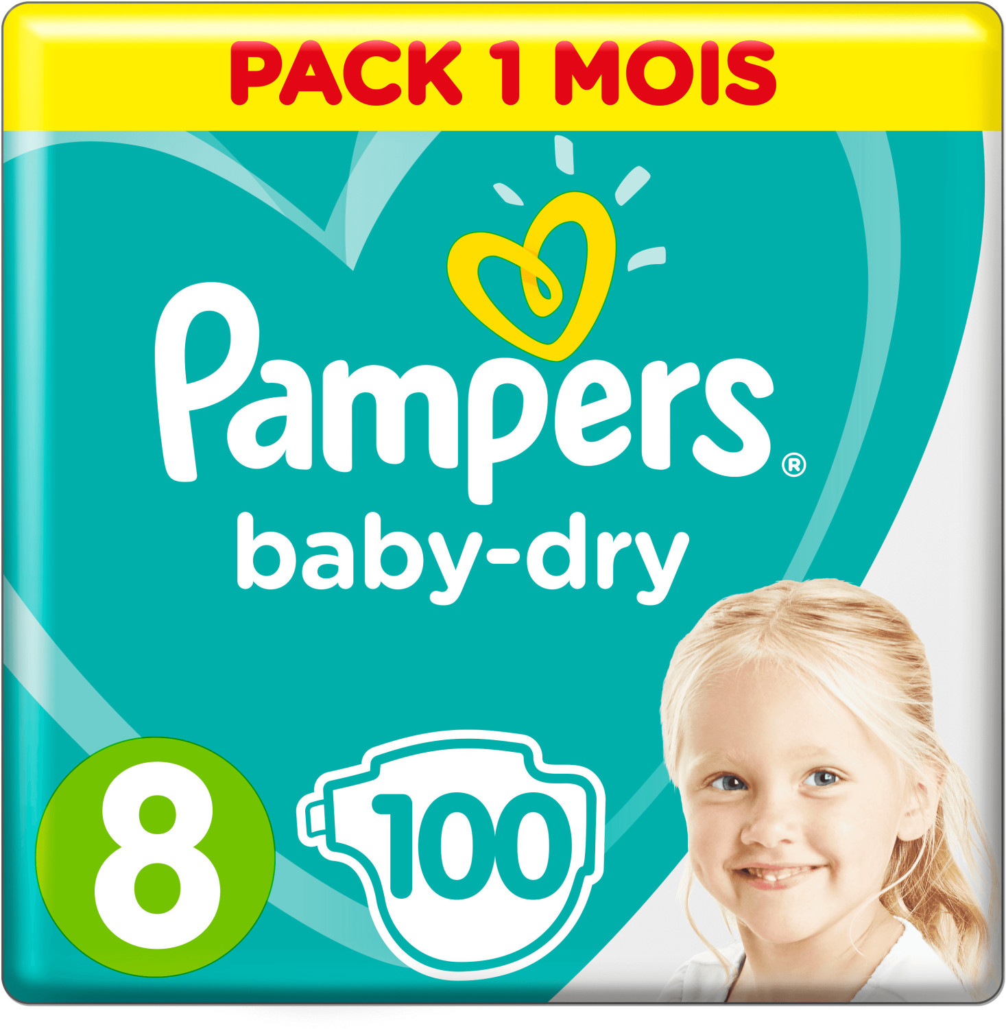Photos - Nappies Pampers Baby Dry Size 8  100 pcs. (17+ kg)
