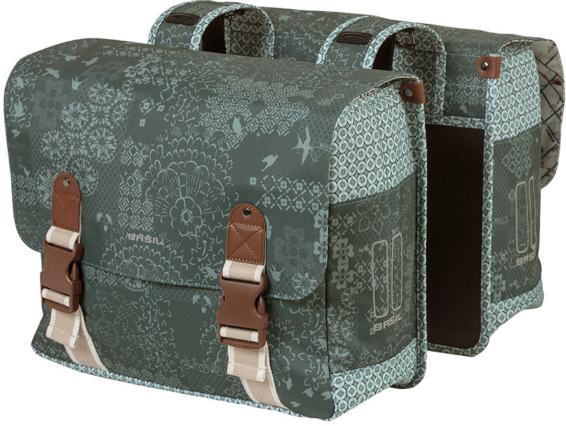 Basil Bohème Double Bag (forest green)