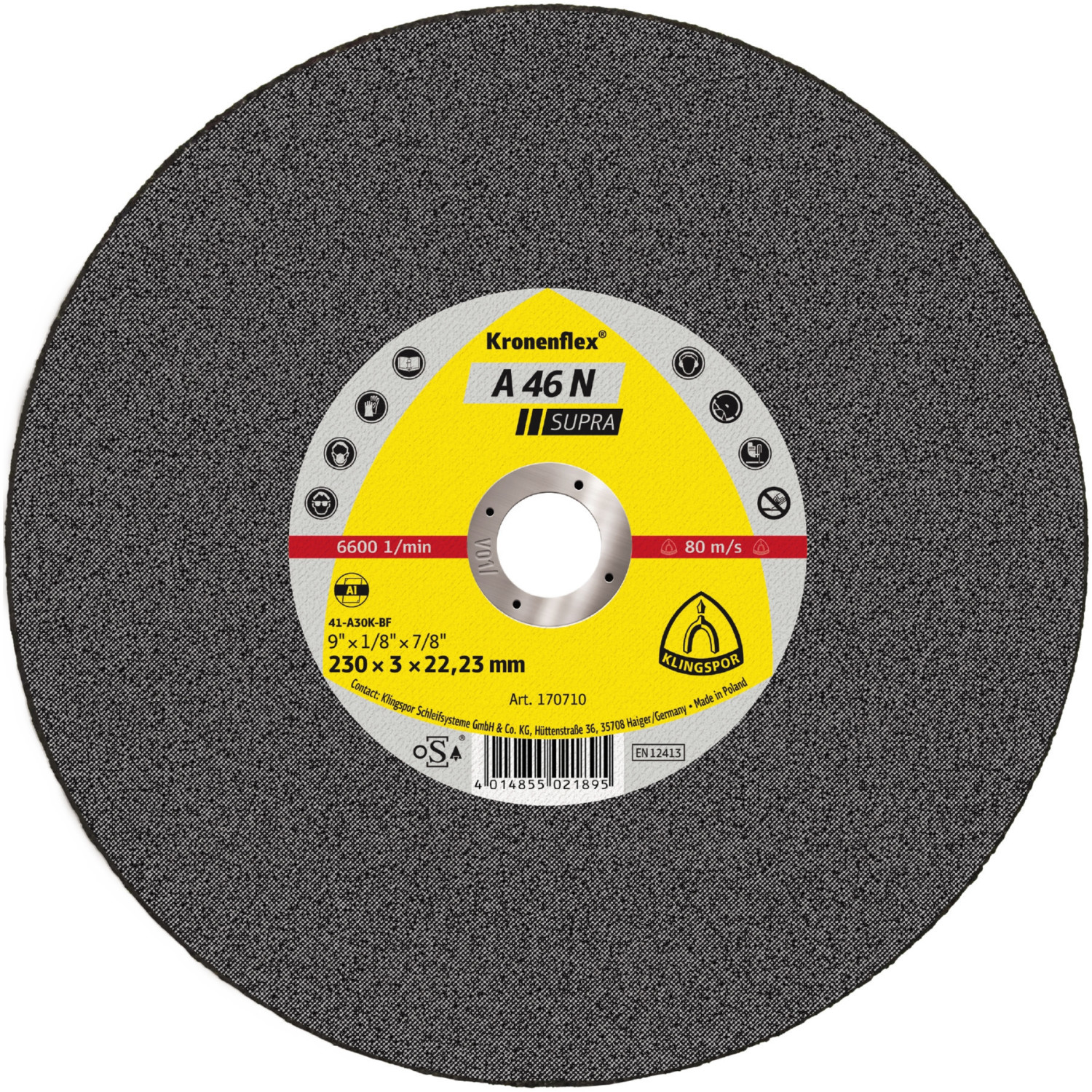 Klingspor A 46 N 115 x 2,5 x 22,23 mm (170707)