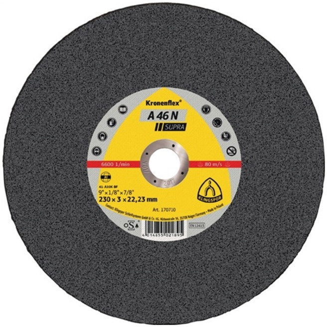Klingspor A 46 N 230 x 3 x 22,23 mm (170710)