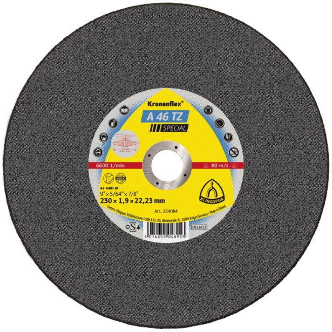 Klingspor A 46 TZ 125 x 1,6 x 22,23 mm (187171)