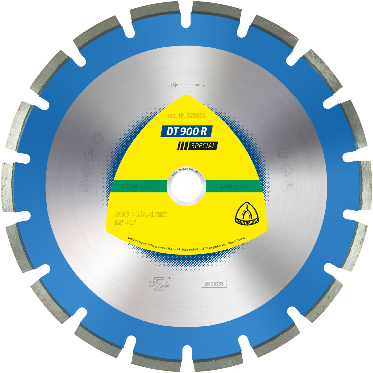 Klingspor DT 900 R 300 x 2,8 x 25,4 mm (325069)