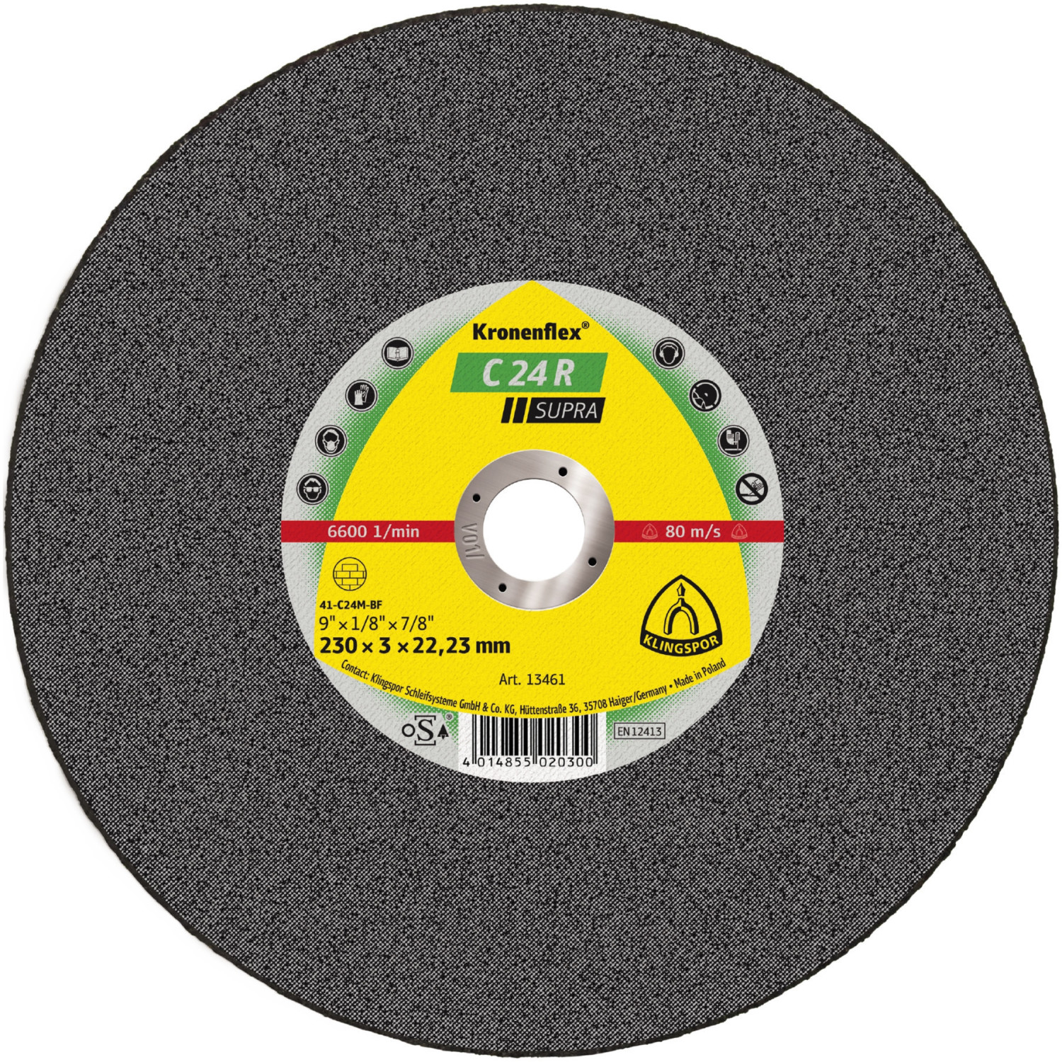 Klingspor C 24 R 115 x 2,5 x 22,23 mm (13465)