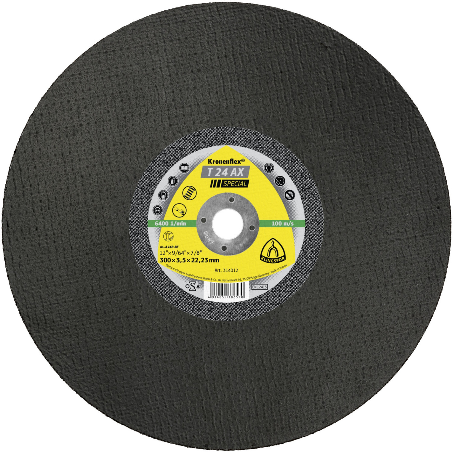Klingspor T 24 A 400 x 4 x 25,4 mm (314035)