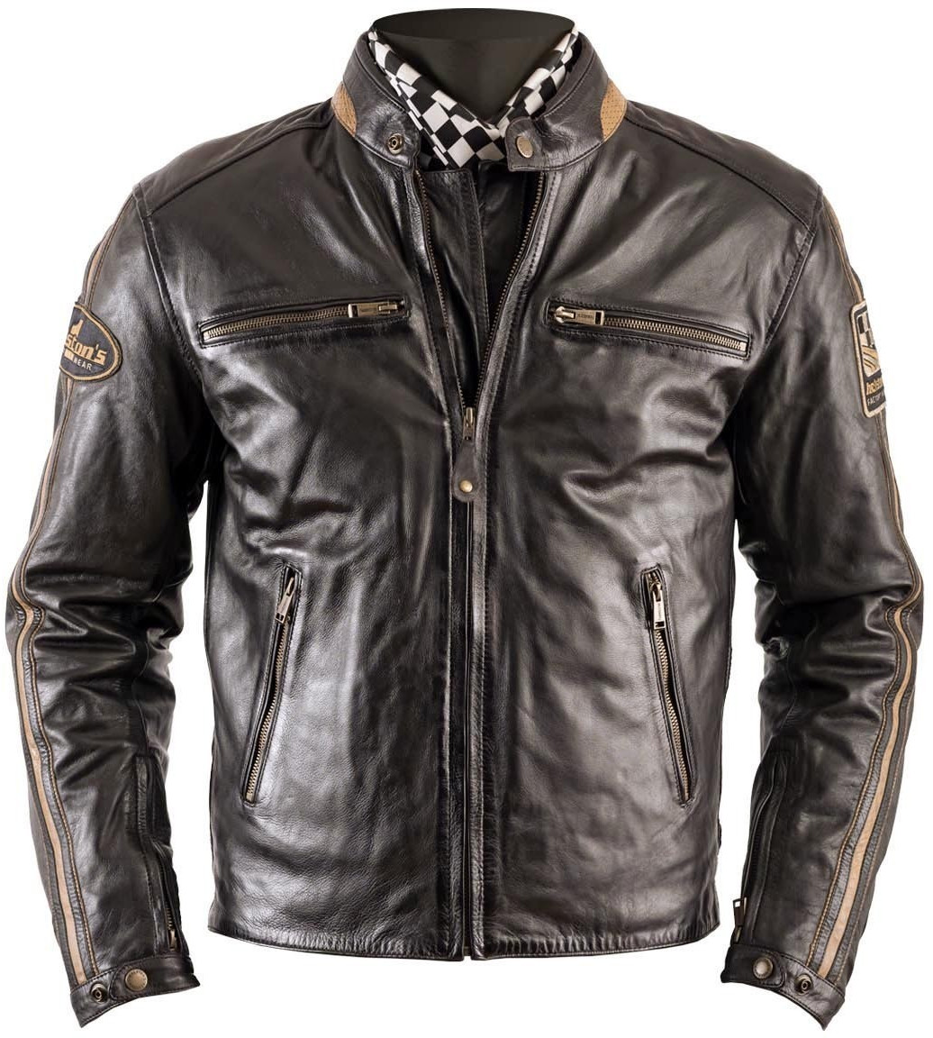 Helston's Blouson Ace Rag marron