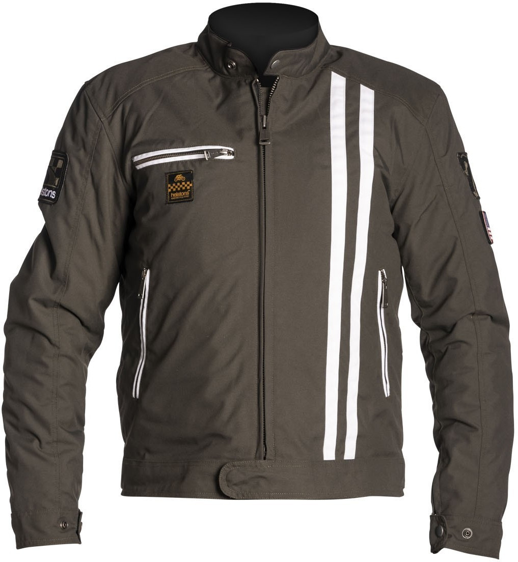Helston's Blouson Cobra Snake kaki/blanc