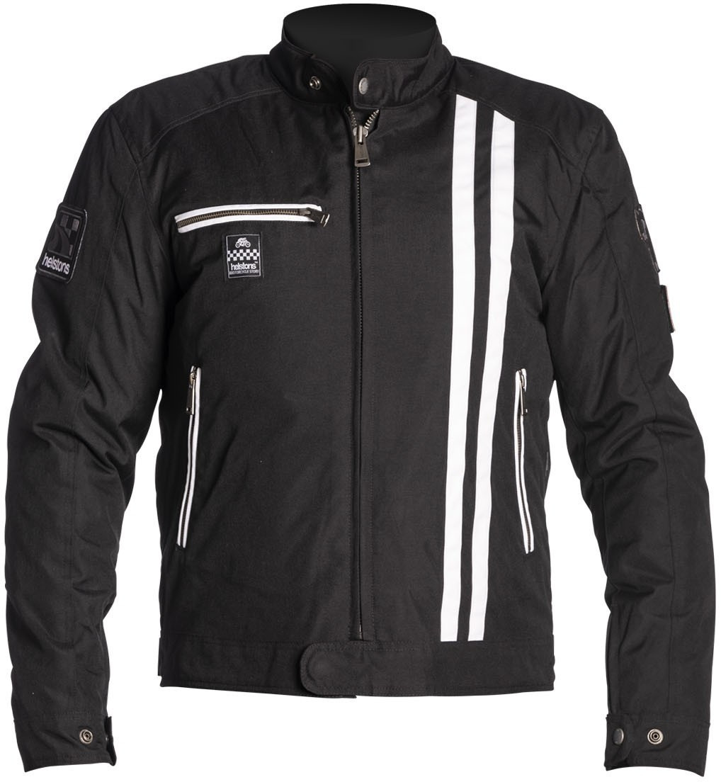 Helston's Blouson Cobra Snake noir/blanc