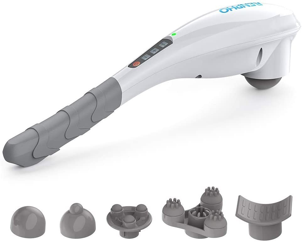 RENPHO Cordless Handheld Base Charging Massager (RF-EM2016C)