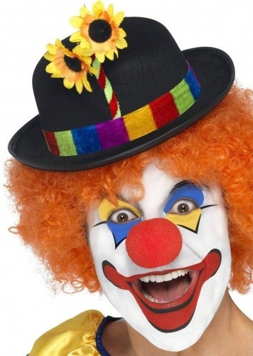 Smiffy's Clown adult hat with flowers