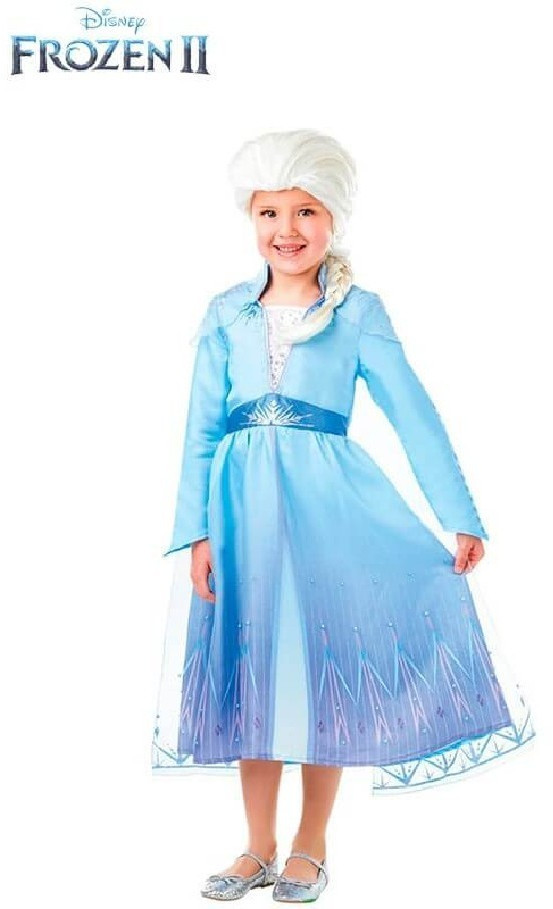 RUBIES Déguisement classique Elsa taille 5/6 ans - La reine des neiges pas  cher 