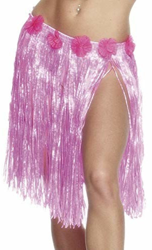 Smiffy's Pink hawaiian adult skirt