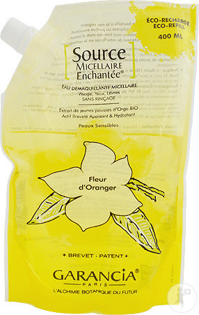Garancia Source Micellaire Enchantée eau micellaire recharge (400 ML) fleur d'oranger
