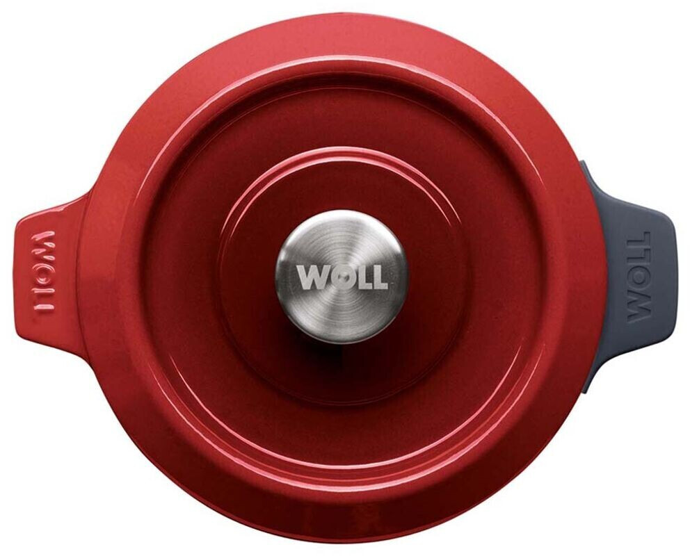 Woll Iron Cooking Pot 20 cm round red